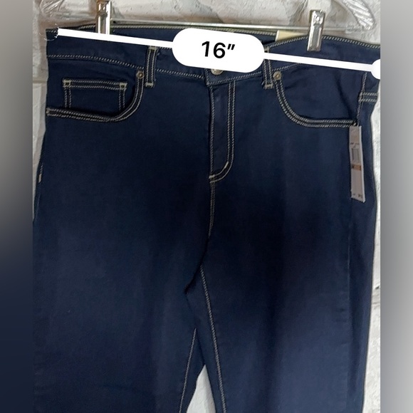 MICHAEL Michael Kors | Women’s Izzy Cropped Skinny Dark Wash Jeans, Size 13. - Picture 13 of 16